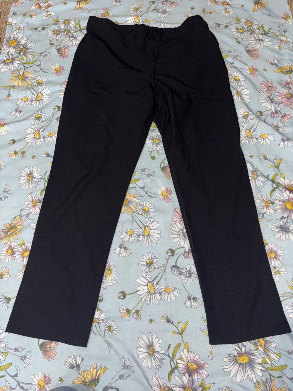 ScrubStar Black Cargo Scrubs Pants Women’s Size Medium